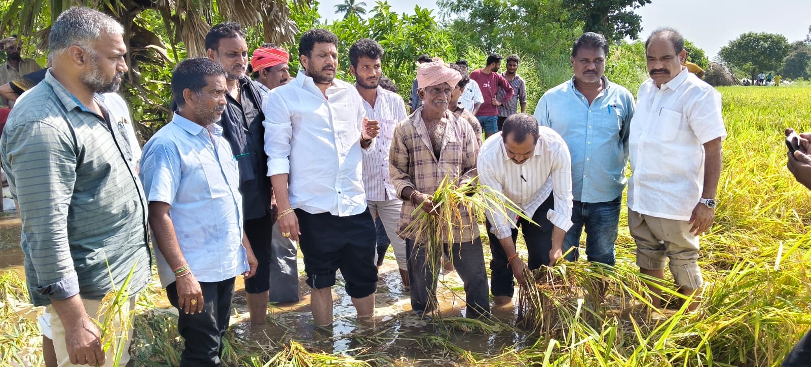 ఏలేరు కాలువ గండిని… పరిశీలించిన జిల్లా టిడిపి అధ్యక్షులు జ్యోతుల నవీన్
