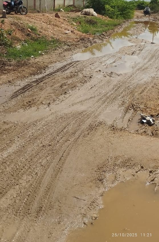 కోగిలతోట జిల్లా పరిషత్ ఉన్నత పాఠశాలకు వెళ్లే రోడ్డు కనిపించట్లేదా.