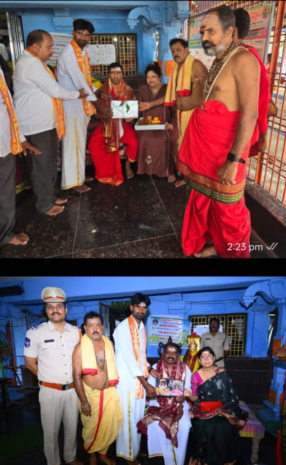 కోటిలింగాల దేవాలయాన్ని సందర్శించినఎస్ పి,డి.ఎస్.పి