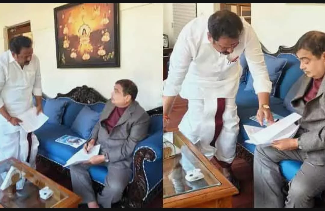 కామారెడ్డి పట్టణంలో రింగు రోడ్డుతో పాటు నియోజకవర్గంలోని రోడ్ల విస్తరణకు నిధులు కేటాయించాలని కేంద్ర మంత్రి నితిన్ గడ్కరీని కామారెడ్డి ఎమ్మెల్యే కాటిపల్లి వెంకటరమణారెడ్డి