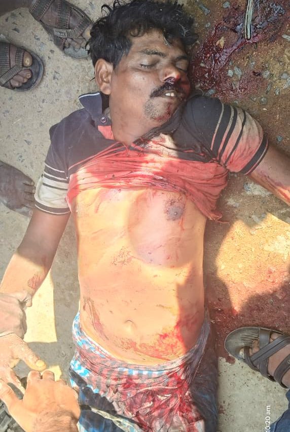 ద్విచక్ర వాహనం అదుపుతప్పి వ్యక్తి మృతి