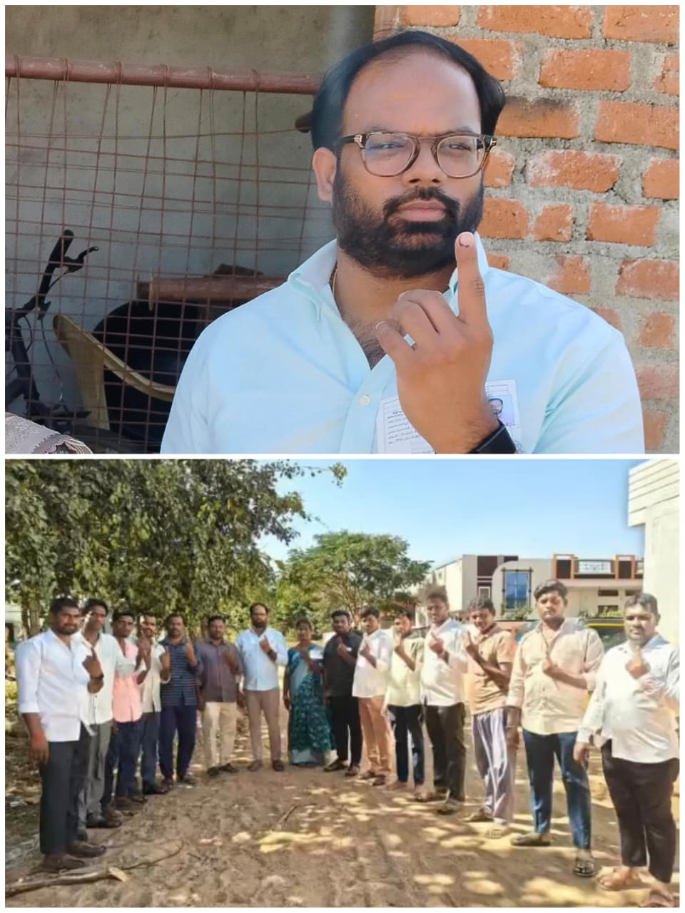 ఓటు హక్కు వినియోగించుకున్న యువనేత చించోడ్ అభిమన్యు రెడ్డి