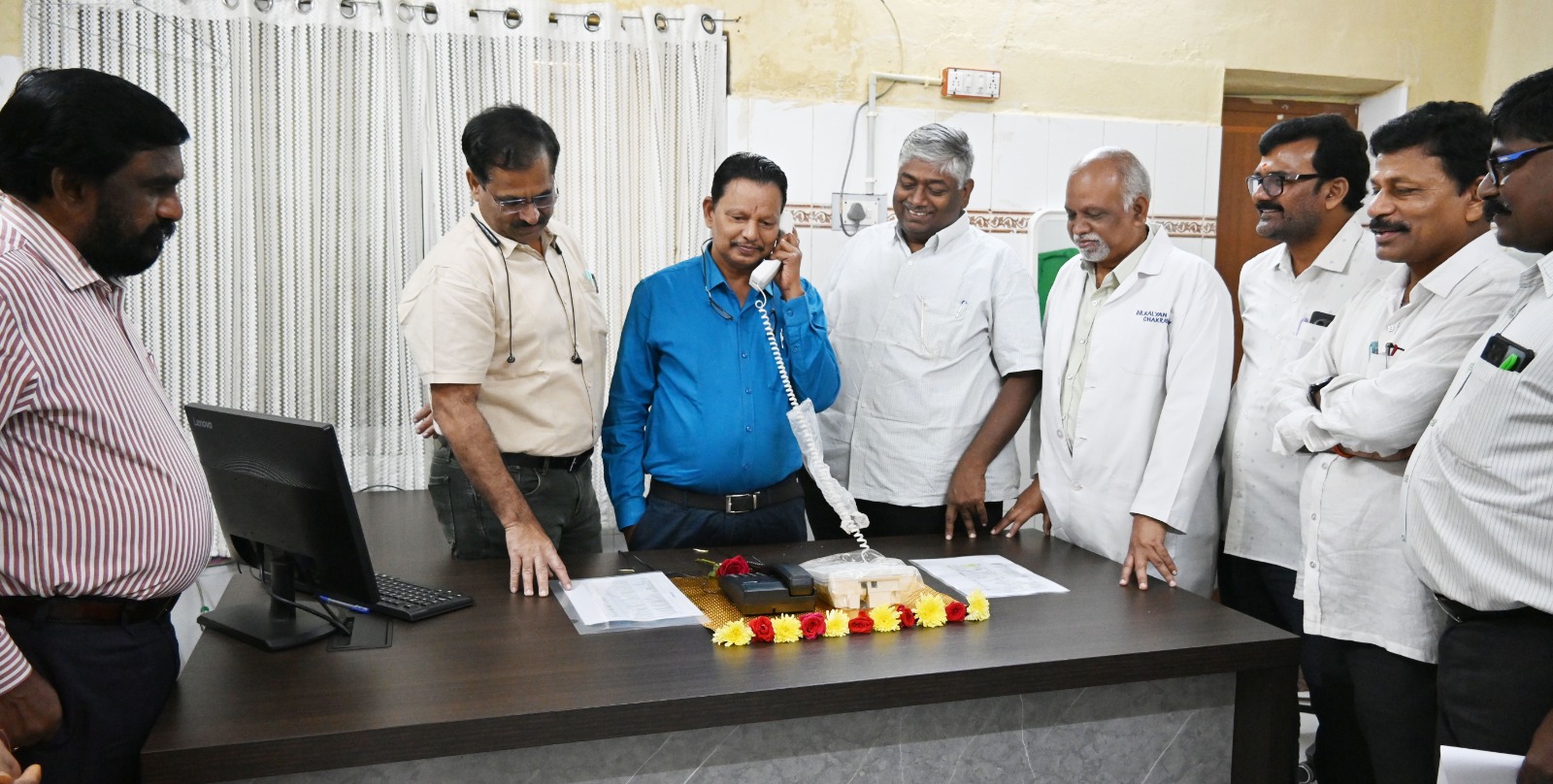 సింగరేణి రామగుండం-3 డిస్పెన్సరీ లో ఇంటర్కమ్ టెలిఫోన్ సౌకర్యం ప్రారంభం