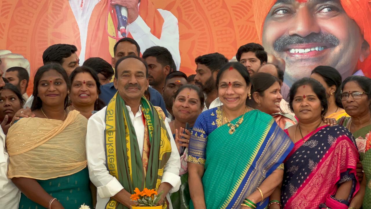 మల్కాజిగిరి పార్లమెంటు సభ్యులు, మన ఈటల రాజేందర్ జన్మదినం గణంగా జరిపారు….